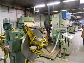 Dimeco decoil./ straight LVD punchpress + rollforming, Mechanical press brakes