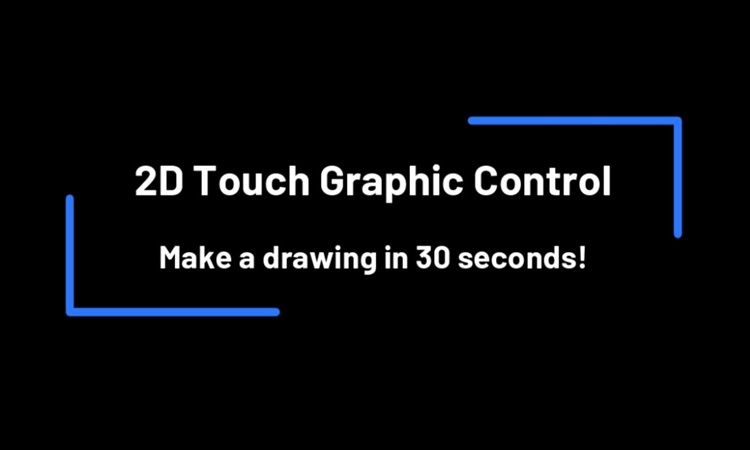 New version of 2D touch graphic control for press brake