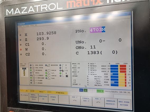 Mazak Quick Turn Nexus 200-II MS Ø 380 mm CNC