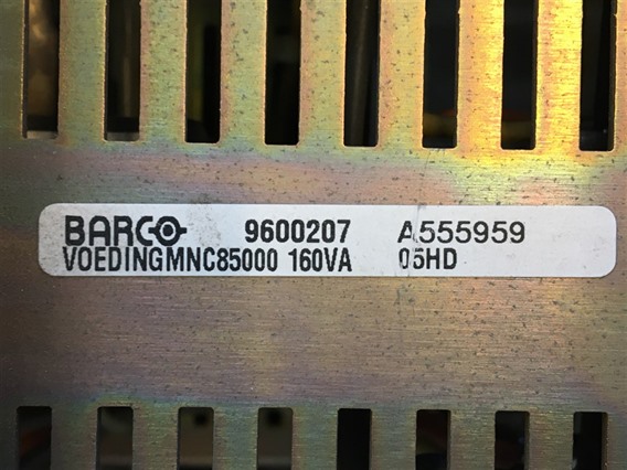 LVD A555959 (6)-BARCO VOEDING MNC85000 160VA