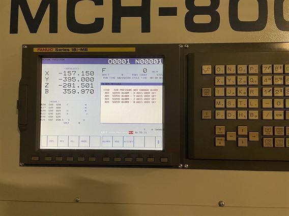 Dahlih MCH 800 X: 1350 - Y: 1000 - Z: 1000 mm CNC