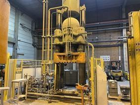 HL 1000 ton heated 4 column press, Presse ad azione singola a 4 colonne