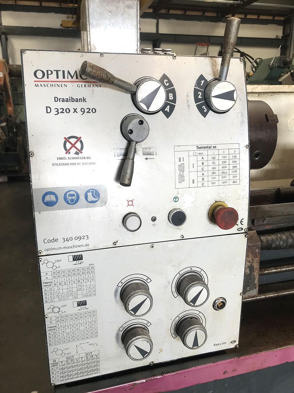 Lathes (CNC and Manual)/Optimum Ø 320 x 920 mm