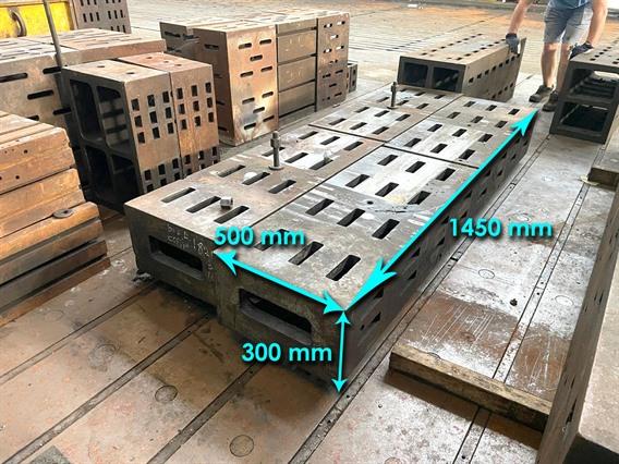 Clamping bloc 1450 x 500 x 300 mm