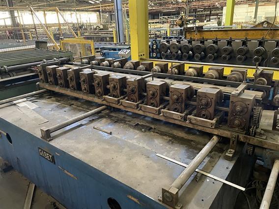 Dimeco rollforming line 1250 x 1 mm