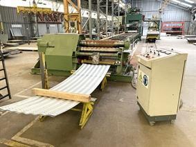 Lisse CBC 1250 x 8 mm, Rollenwalsmachines & Platenwalsmachines