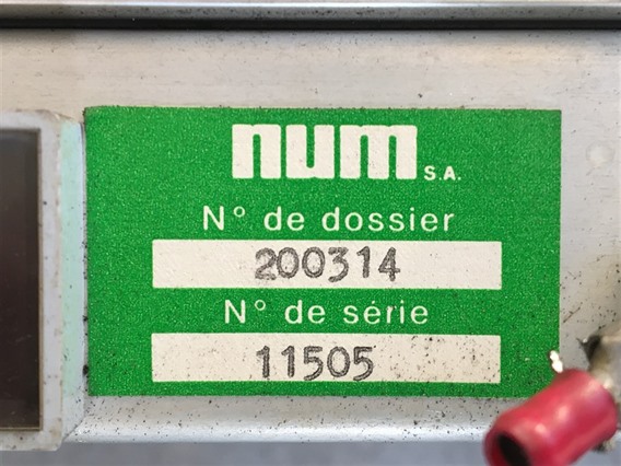 NUM NUM 760F, consisting of 8 parts::-CNC