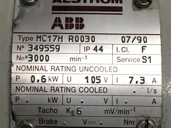 ABB AXEM Servo motor MC17H R0030