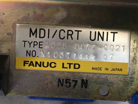 Fanuc A02B-0072-C021 fanuc MDI/CRT Unit