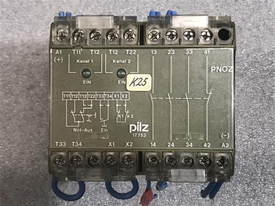 Pilz 474695 - PILZ - PNOZ 24VDC 3S 1O / Safety Relay