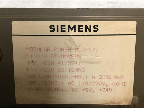 Siemens Siemens Modular power suplly E110/220 G5/18WRG