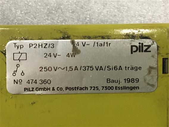 Pilz P2HZ/3 Safety relais