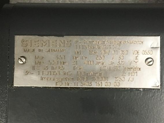 Siemens Motor 1FT5066-0AG71-2-Z