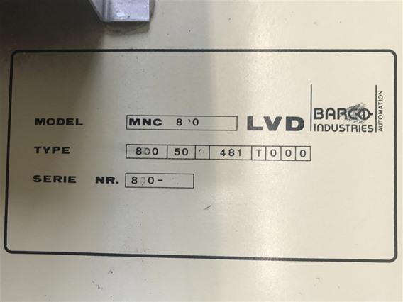 LVD MNC 800 Control panel 800 50 481 T 000