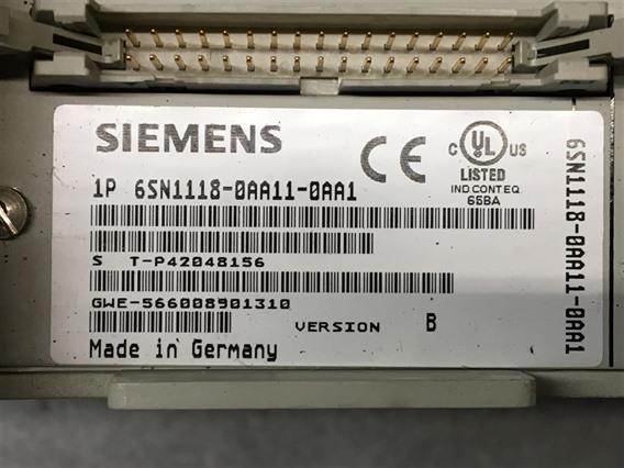 Siemens  6SN1118-0AA11-0AA1 6SN1123-1AA00-0BA1