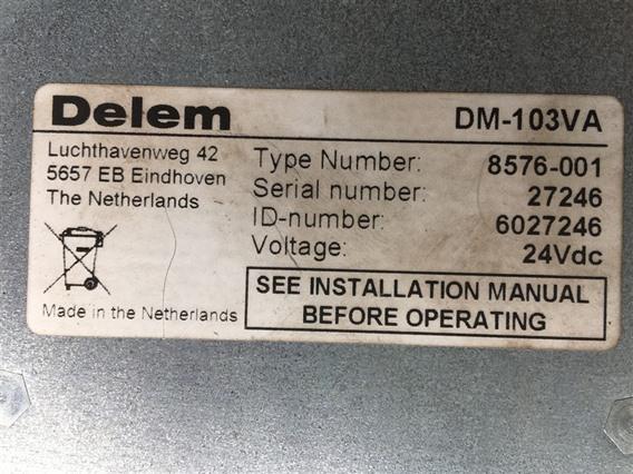 Delem DM-103VA 8576-001