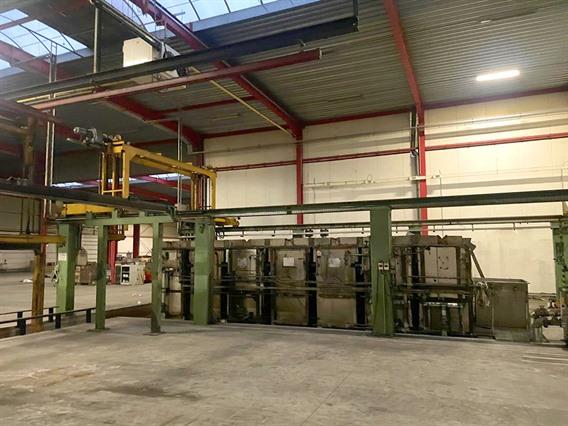 Estee powdercoating line