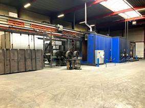 Estee powdercoating line, Installation  pour peinture en poudre