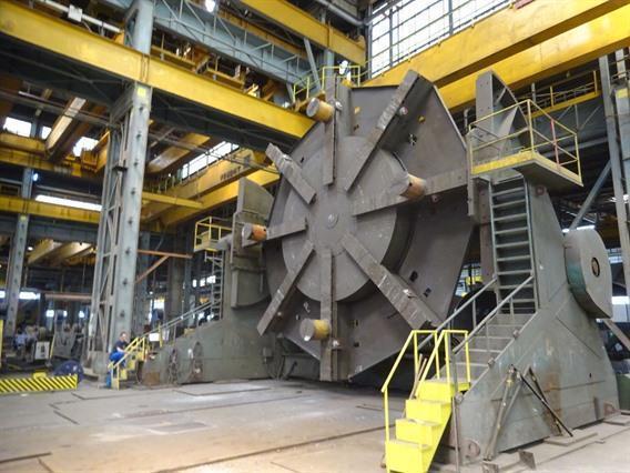 Unique Readco 300 ton welding positioner