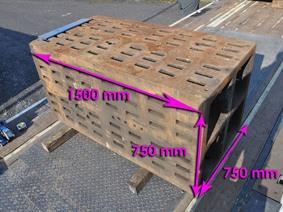 Clamping bloc 1500 x 750 x 750 mm, Opspanblokken - Hoekplaten & Opspantafels