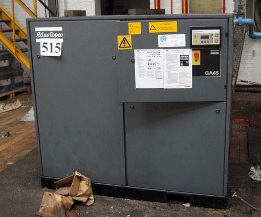 Used Driven assemblies / Compressors, Atlas-Copco - GA 45 N° 3974