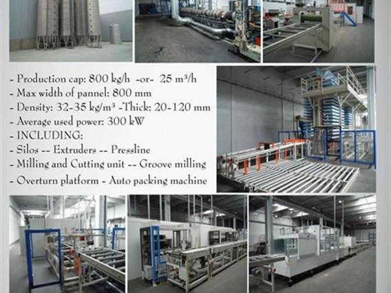 Extrusion/production line XPS Styrofoam/Styrodur insulation panels