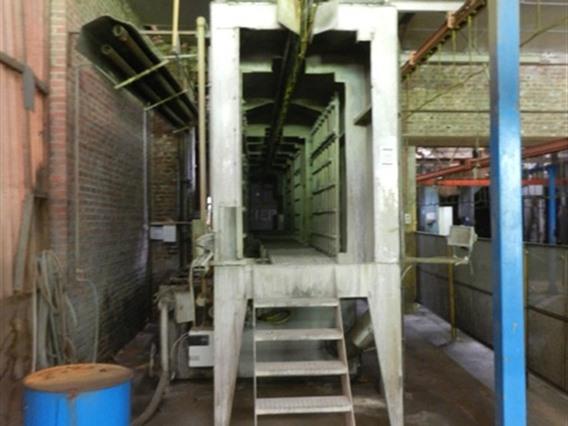 Stainless steel tunnel degreasing/phosphating