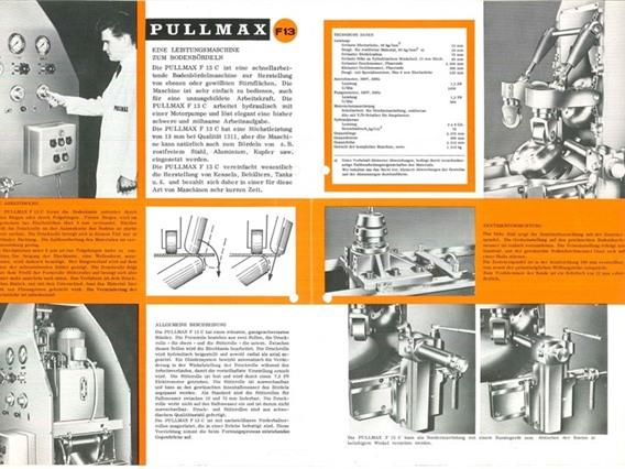 Pullmax F13C flanging & dish end forming machine