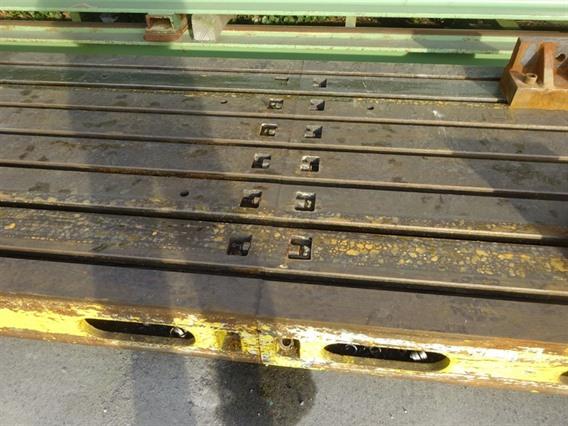 T-slot Table 7450 x 1160 mm