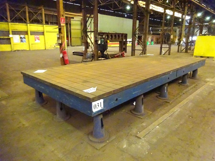 Decoilers/Welding table 6000 x 2400 x 290 mm