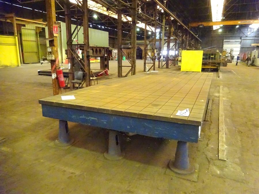 Decoilers/Welding table 6000 x 2400 x 290 mm